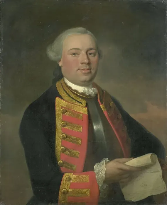 Framed Print : Johan Arnold Zoutman (1724-93), Vice Admiral, 1770. Creator: August Christian Hauck Framed Print : Johan Arnold Zoutman (1724-93), Vice Admiral, 1770. Creator: August Christian Hauck