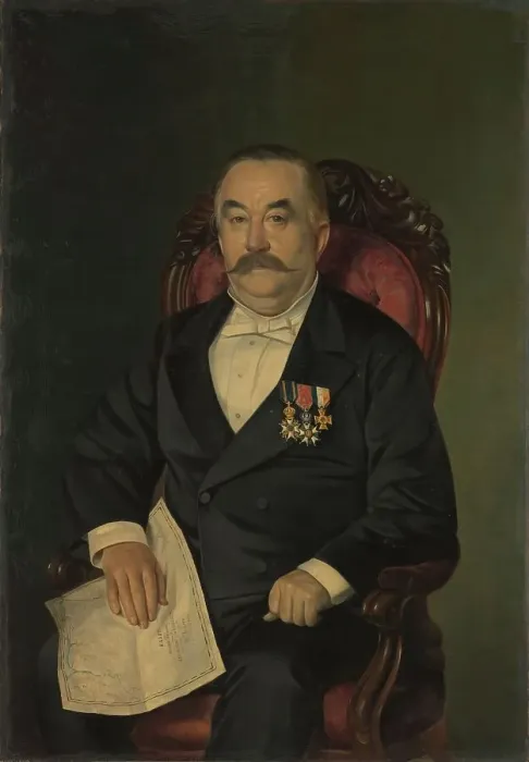 Framed Print : Johan François Adriaan Cateau van Rosevelt... 1885. Creator: Lovera Framed Print : Johan François Adriaan Cateau van Rosevelt... 1885. Creator: Lovera