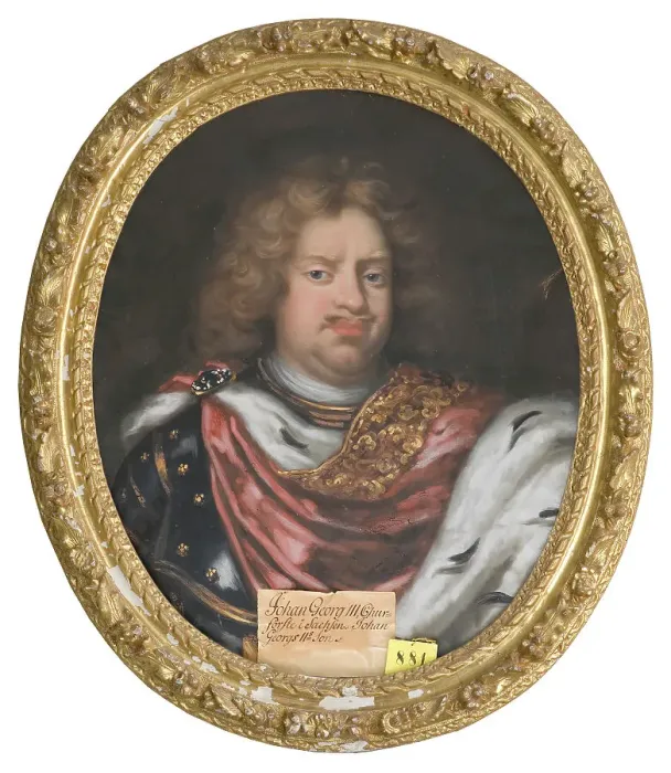 Framed Print : Johan Georg III, 1647-1691, Elector of Saxony, late 17th-early 18th century. Creator: David von Krafft Framed Print : Johan Georg III, 1647-1691, Elector of Saxony, late 17th-early 18th century. Creator: David von Krafft