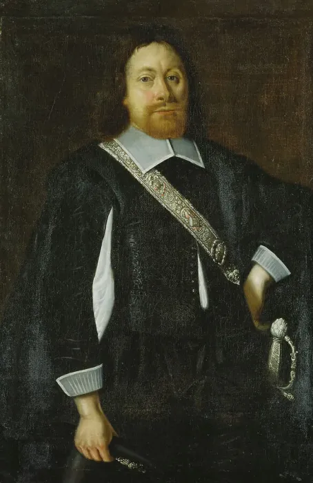 Framed Print : Johan Johansson Rosenhane, 1611-61, 1643. Creator: Jacob Heinrich Elbfas