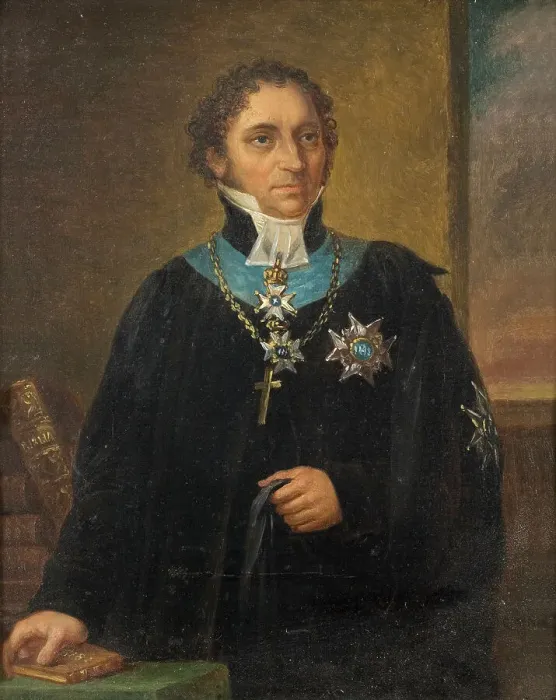 Framed Print : Johan Olof Wallin, mid-19th century. Creator: Carl Wilhelm Nordgren Framed Print : Johan Olof Wallin, mid-19th century. Creator: Carl Wilhelm Nordgren