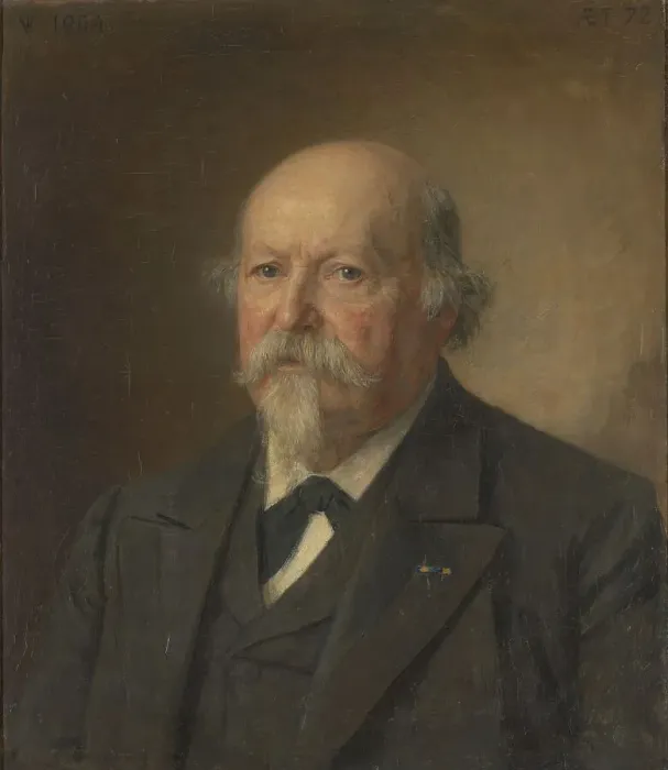 Framed Print : Johan Philip van der Kellen, Director of the Rijksprentenkabinet, 1904. Creator: Jan Veth Framed Print : Johan Philip van der Kellen, Director of the Rijksprentenkabinet, 1904. Creator: Jan Veth