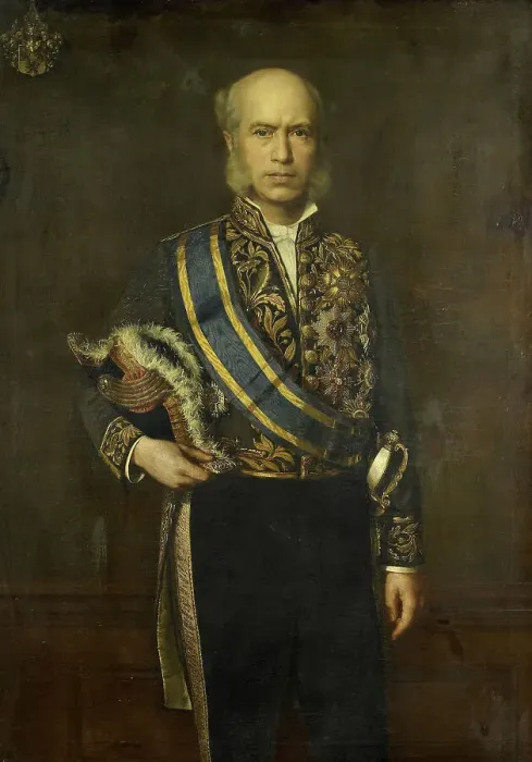 Framed Print : Johan Wilhelm van Lansberge (1830-1906). Gouverneur-generaal (1875-1880), 1887. Creator: Andries van den Berg Framed Print : Johan Wilhelm van Lansberge (1830-1906). Gouverneur-generaal (1875-1880), 1887. Creator: Andries van den Berg
