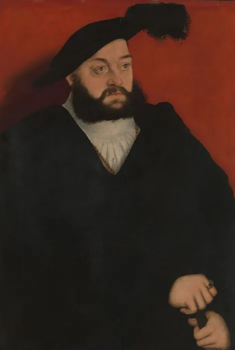 Framed Print : Johann (1498-1537), Duke of Saxony, ca. 1534-37. Creator: Lucas Cranach the Elder Framed Print : Johann (1498-1537), Duke of Saxony, ca. 1534-37. Creator: Lucas Cranach the Elder