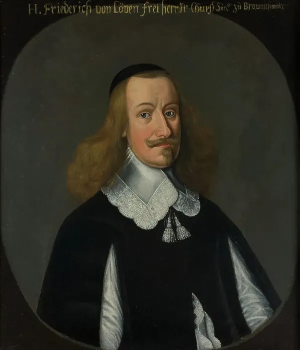 Framed Print : Johann Friedrich von Löben, c17th century. Creator: Anon Framed Print : Johann Friedrich von Löben, c17th century. Creator: Anon