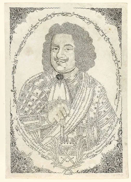 Framed Print : Johann Georg III, Elector of Saxony, n.d. Creator: Johann Michael Püchler Framed Print : Johann Georg III, Elector of Saxony, n.d. Creator: Johann Michael Püchler