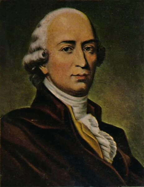 Johann Gottfried Herder 1744-1803. - Gemalde nach Graefle, 1934