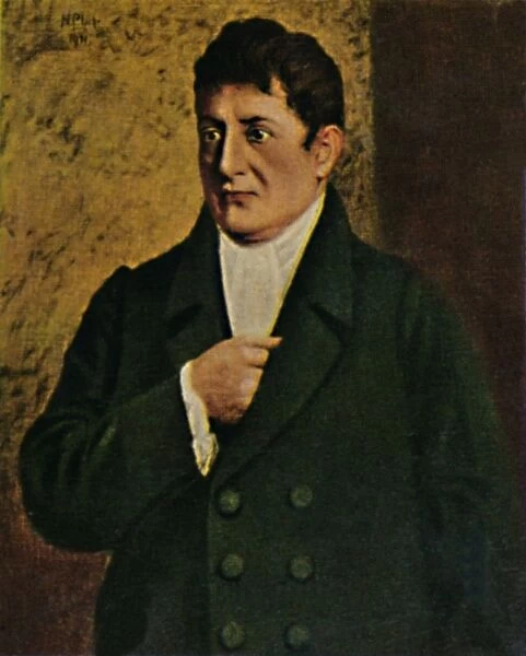 Johann Gottlieb Fichte 1762-1814. - Gemalde von Professor Pluhr, 1934