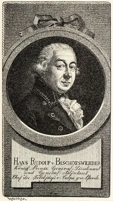Framed Print : Johann (Hans) Rudolf von Bischoffwerder (1741-1803). Creator: Knesing, Theodor (1840-?)
