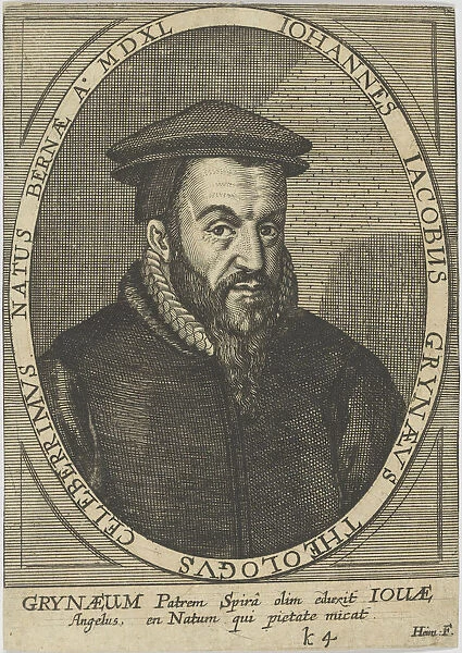Johann Jakob Grynaeus (1540-1617), 1650. Creator: Anonymous