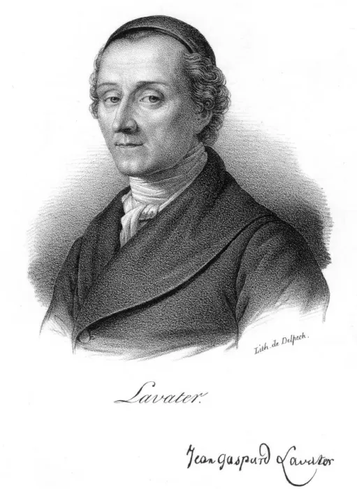 Framed Print : Johann Kaspar Lavater, Swiss physiognomist and theologian, c1830. Artist: Delpech