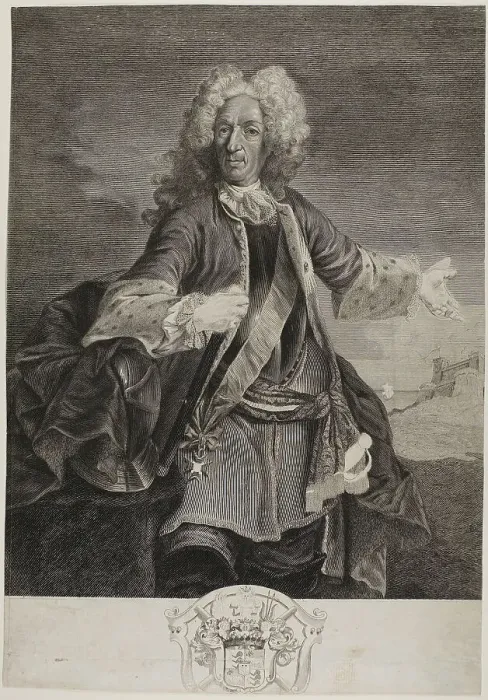 Framed Print : Johann Matthias, Count von Schulenburg. n.d. Creator: Giovanni Marco Pitteri Framed Print : Johann Matthias, Count von Schulenburg. n.d. Creator: Giovanni Marco Pitteri