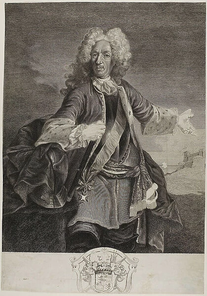 Johann Matthias, Count von Schulenburg. n.d. Creator: Giovanni Marco Pitteri