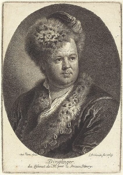 Johann Melchior Dinglinger, 1769. Creator: Georg Friedrich Schmidt