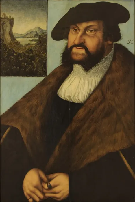 Framed Print : Johann the Steadfast (1468-1532), Elector of Saxony, 1532 Framed Print : Johann the Steadfast (1468-1532), Elector of Saxony, 1532