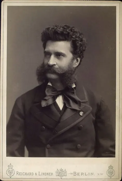 Framed Print : Johann Strauss the Younger, Austrian composer, 19th century. Artist: Reichard & Lindner Framed Print : Johann Strauss the Younger, Austrian composer, 19th century. Artist: Reichard & Lindner