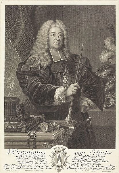 Johann von Erlach. Creator: Johann Georg Wille