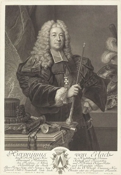 Framed Print : Johann von Erlach. Creator: Johann Georg Wille Framed Print : Johann von Erlach. Creator: Johann Georg Wille