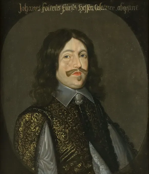 Framed Print : Johann Vultejus, 1605-1684, c17th century. Creator: Anon Framed Print : Johann Vultejus, 1605-1684, c17th century. Creator: Anon