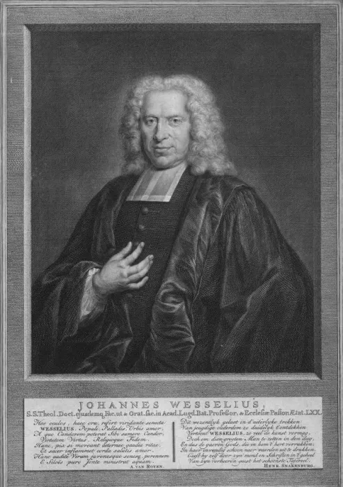 Framed Print : Johann Wessel, c1740s? Creator: Jacobus Houbraken Framed Print : Johann Wessel, c1740s? Creator: Jacobus Houbraken