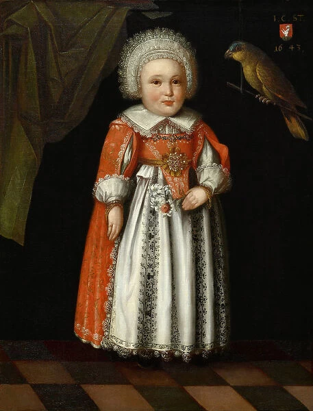 Johanna Katharina Steiger, Aged 2, 1643. Artist: Kauw, Albrecht (1616-1681)