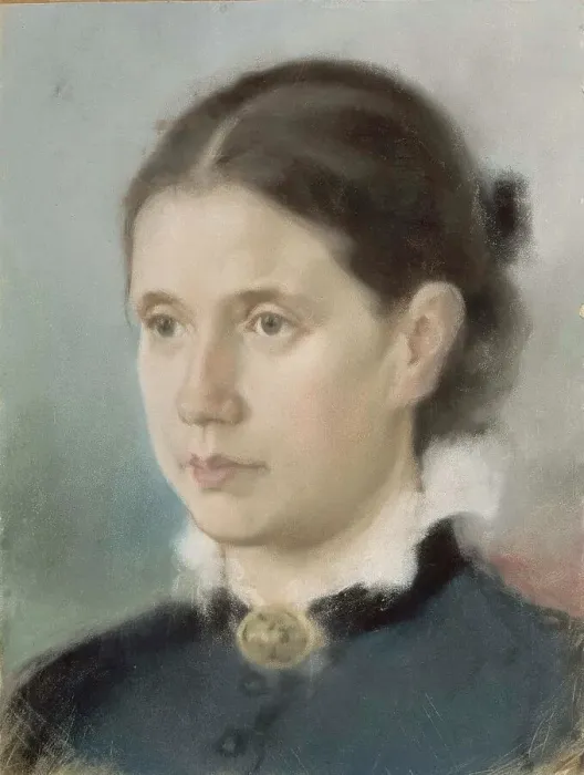 Framed Print : Johanna Schybergson, 1882-1884. Creator: Johan Jakob Tikkanen Framed Print : Johanna Schybergson, 1882-1884. Creator: Johan Jakob Tikkanen