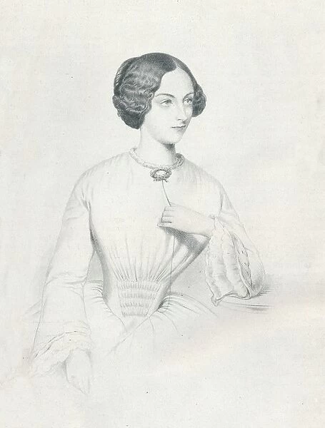 Johanna Wagner, 1852. Artist: Richard James Lane