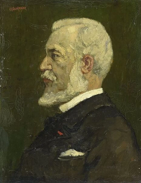 Johannes Bosboom (1817-91), Painter, 1885-1891. Creator: Carel Dankmeyer