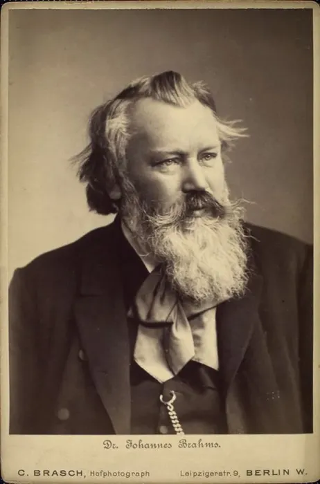 Framed Print : Johannes Brahms, German composer and pianist, 1889. Artist: C Brasch Framed Print : Johannes Brahms, German composer and pianist, 1889. Artist: C Brasch