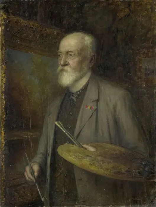 Framed Print : Johannes Gijsbert Vogel (1828-1915), Painter, 1910. Creator: Gijsbertus Derksen Framed Print : Johannes Gijsbert Vogel (1828-1915), Painter, 1910. Creator: Gijsbertus Derksen