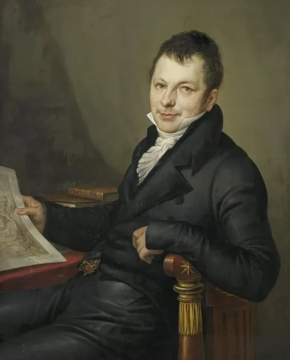 Framed Print : Johannes Hermanus Molkenboer (1773-1834). Art Collector, 1815. Creator: Mathieu Van Brée Framed Print : Johannes Hermanus Molkenboer (1773-1834). Art Collector, 1815. Creator: Mathieu Van Brée