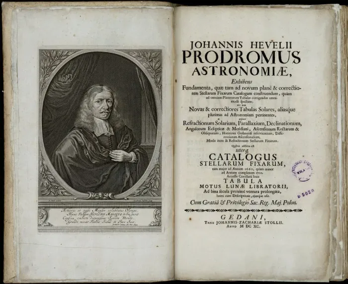 Framed Print : Johannes Hevelius, Prodromus astronomiae, 1690. Artist: Hevelius, Johannes (1611-1687) Framed Print : Johannes Hevelius, Prodromus astronomiae, 1690. Artist: Hevelius, Johannes (1611-1687)