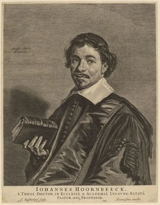 Framed Print : Johannes Hoornbeeck. Creator: Jonas Suyderhoef Framed Print : Johannes Hoornbeeck. Creator: Jonas Suyderhoef