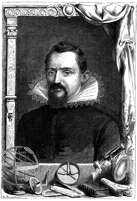 Framed Print : Johannes Kepler, German astronomer, c1600, (c1870)