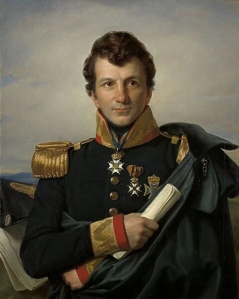 Johannes van den Bosch (1780-1844), Governor-General of the Dutch East Indies, Colonial Minister, 18 Creator: Cornelis Kruseman