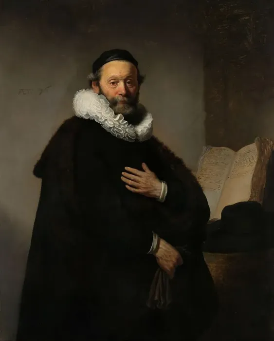 Framed Print : Johannes Wtenbogaert, 1633. Creator: Rembrandt Harmensz van Rijn Framed Print : Johannes Wtenbogaert, 1633. Creator: Rembrandt Harmensz van Rijn