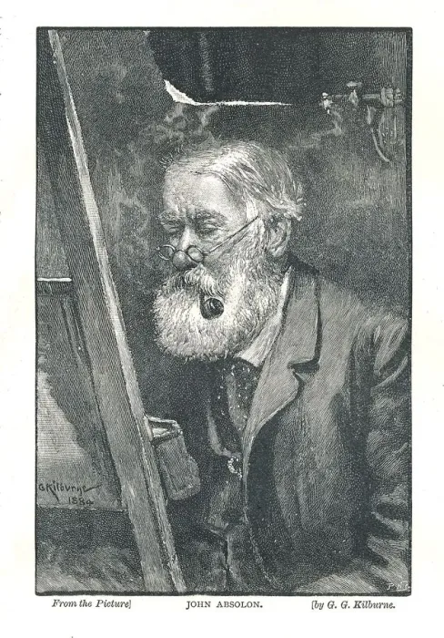 Framed Print : John Absolon, 1894 Framed Print : John Absolon, 1894