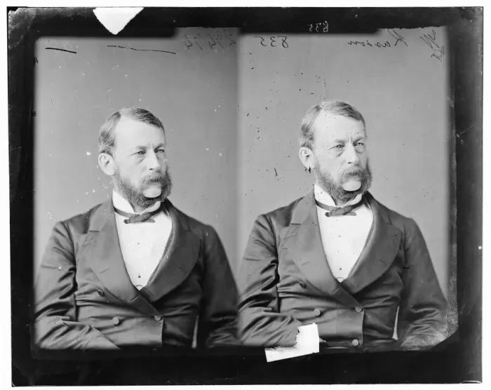 Framed Print : John Adam Kasson of Iowa, 1865-1880. Creator: Unknown Framed Print : John Adam Kasson of Iowa, 1865-1880. Creator: Unknown