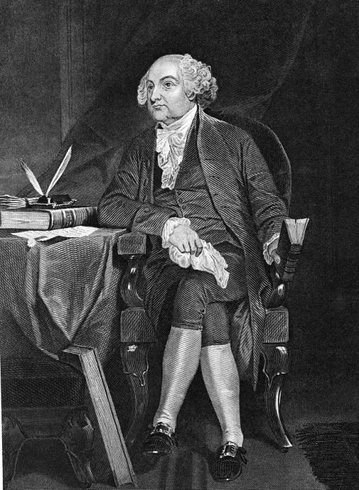 Framed Print : John Adams (1735-1826), second President of the USA (1797-1801) Framed Print : John Adams (1735-1826), second President of the USA (1797-1801)