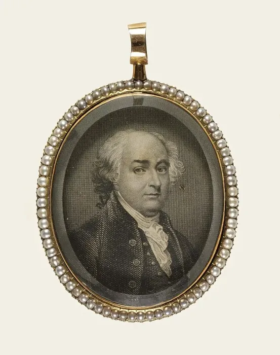 Framed Print : John Adams, 19th century. Creator: Unknown Framed Print : John Adams, 19th century. Creator: Unknown