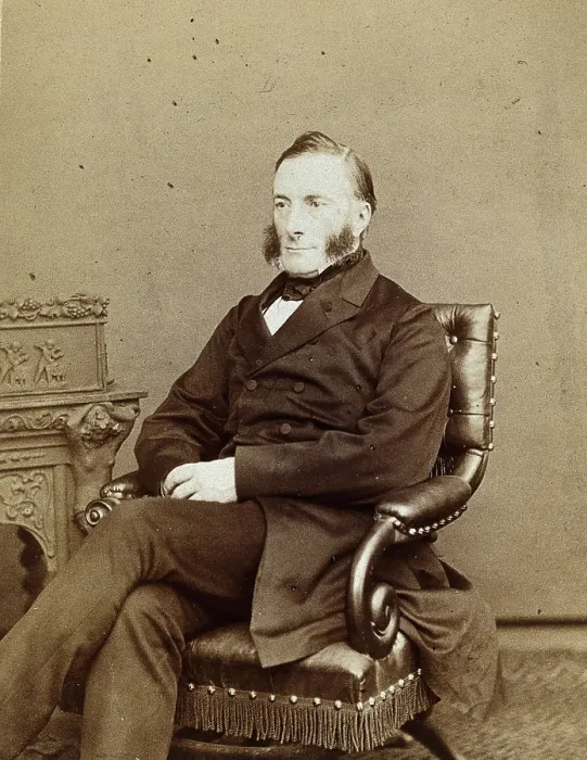 Framed Print : John Addington Symonds, 1867. Creator: Ernest Edwards Framed Print : John Addington Symonds, 1867. Creator: Ernest Edwards
