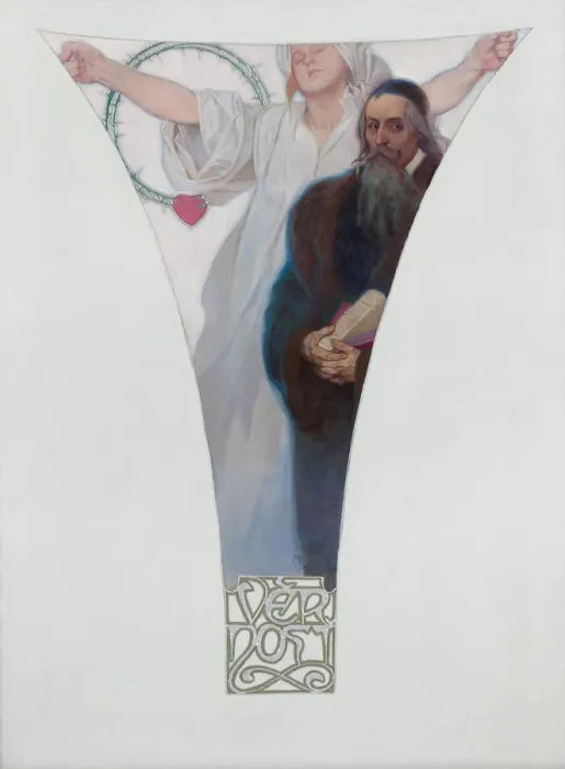 Framed Print : John Amos Comenius, 1911. Artist: Mucha, Alfons Marie (1860-1939) Framed Print : John Amos Comenius, 1911. Artist: Mucha, Alfons Marie (1860-1939)