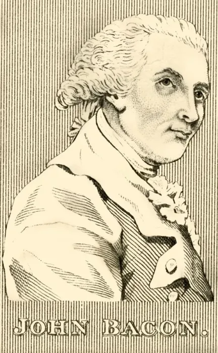Framed Print : John Bacon, (1740-1799), 1830. Creator: Unknown Framed Print : John Bacon, (1740-1799), 1830. Creator: Unknown