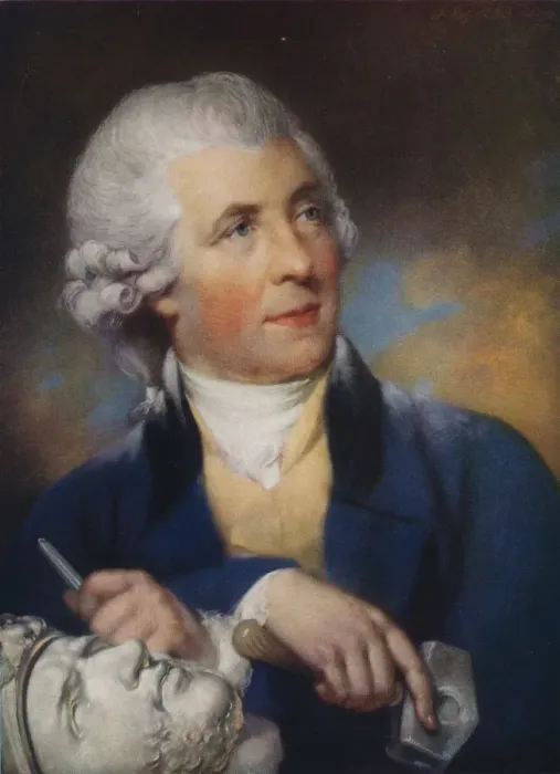 Framed Print : John Bacon (1740-1799) British sculptor, (1792), 1925 Framed Print : John Bacon (1740-1799) British sculptor, (1792), 1925