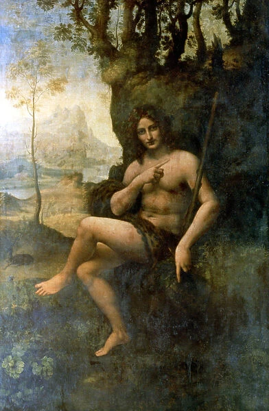 John the Baptist, with the attributes of Bacchus, 1513-1516. Artist: Leonardo da Vinci