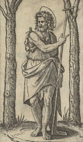John the Baptist holding a staff, from the series Piccoli Santi (Small Saints), ... ca