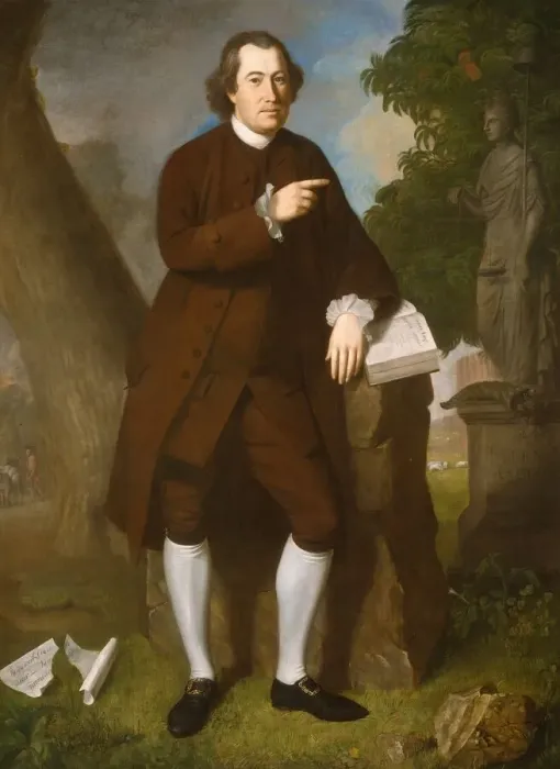 Framed Print : John Beale Bordley, 1770. Creator: Charles Willson Peale Framed Print : John Beale Bordley, 1770. Creator: Charles Willson Peale