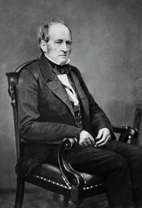 Framed Print : John Bell of Tennessee, between 1855 and 1865. Creator: Unknown