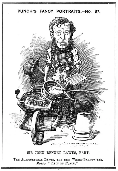Framed Print : John Bennett Lawes, English agriculturalist, 1882. Artist: Edward Linley Sambourne
