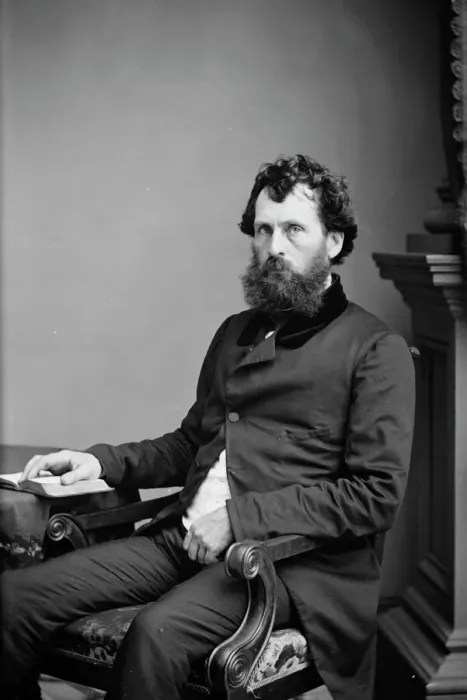 Framed Print : John Bigelow senior, between 1855 and 1865. Creator: Unknown